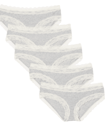 IRIS&LILLY Cotton And Lace Hipster